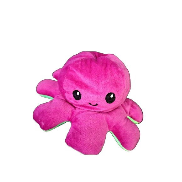 TeeTurtle - The Original Reversible Octopus Plushie - Purple + Green - Picture 1 of 7
